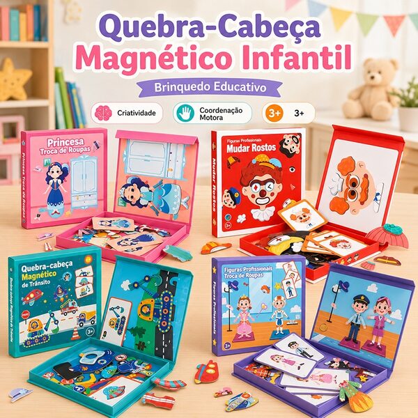 Quebra-cabeça magnético